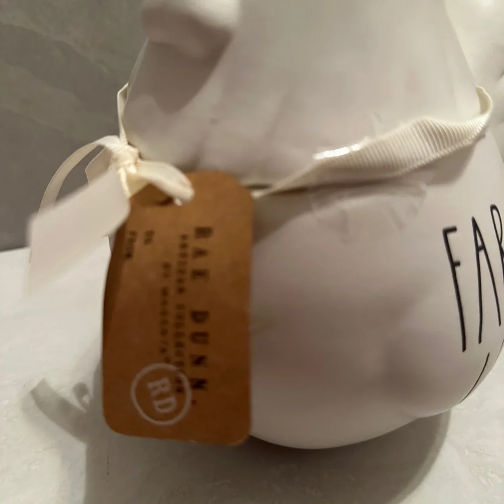 Rae Dunn FARM LIFE Rooster Figure Cannister Cookie Jar Rustic Kitchen Decor NEW